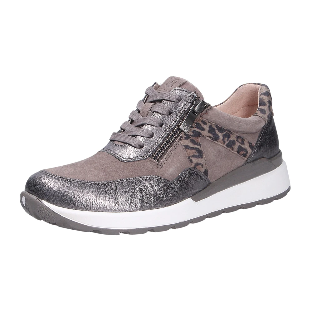 Peter Kaiser Comfortabele Veterschoen van Nubuck Leer Dames Schoenen Grijs