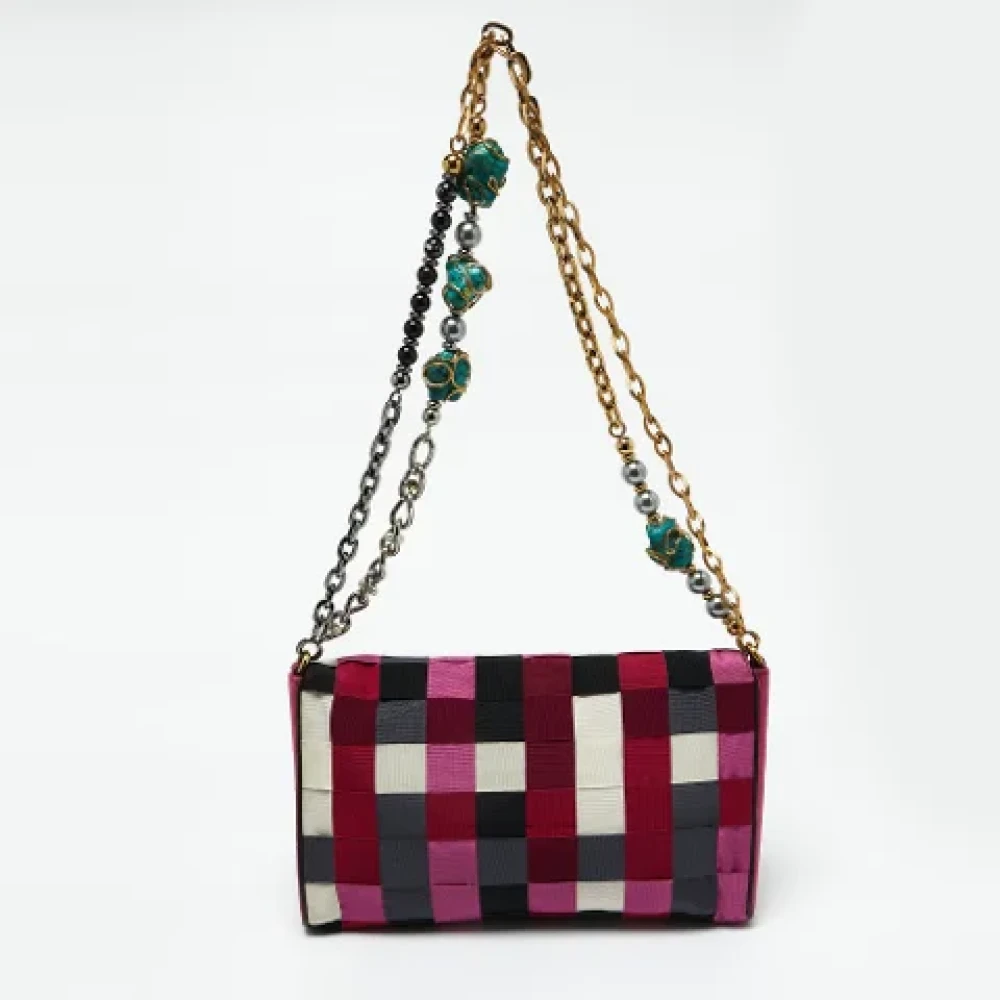 Dolce & Gabbana Pre-owned Canvas shoulder-bags Multicolor Dames