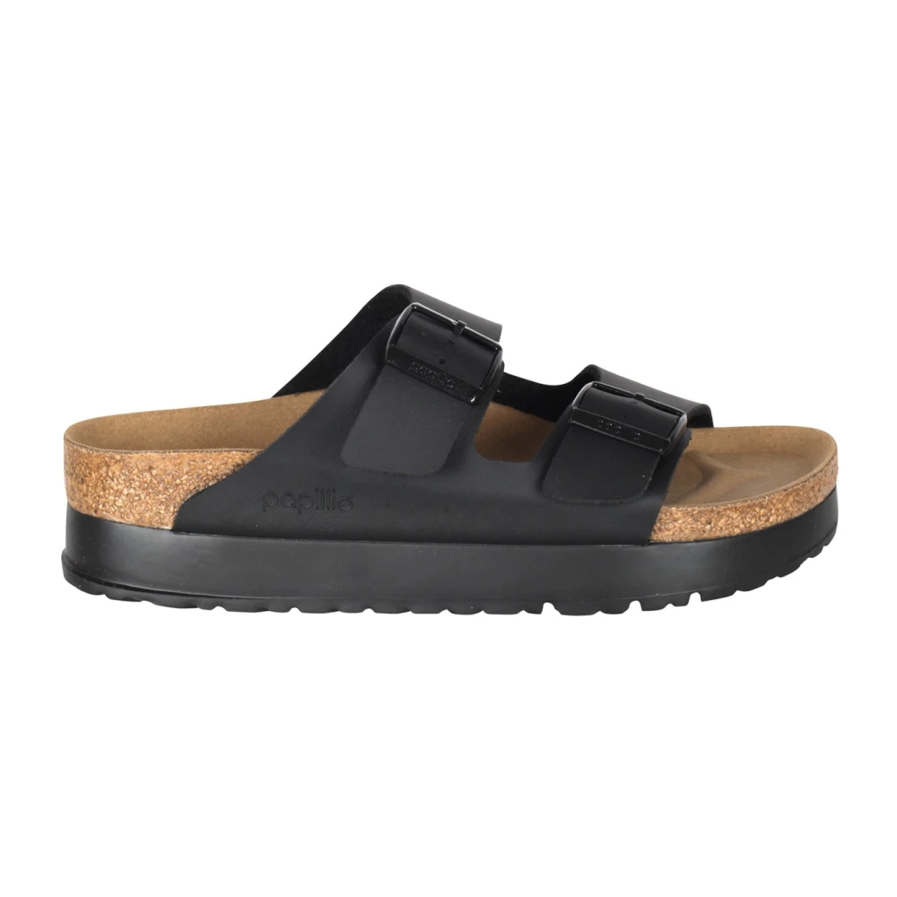 Birkenstock Arizona Plattform Sandal Black, Dam