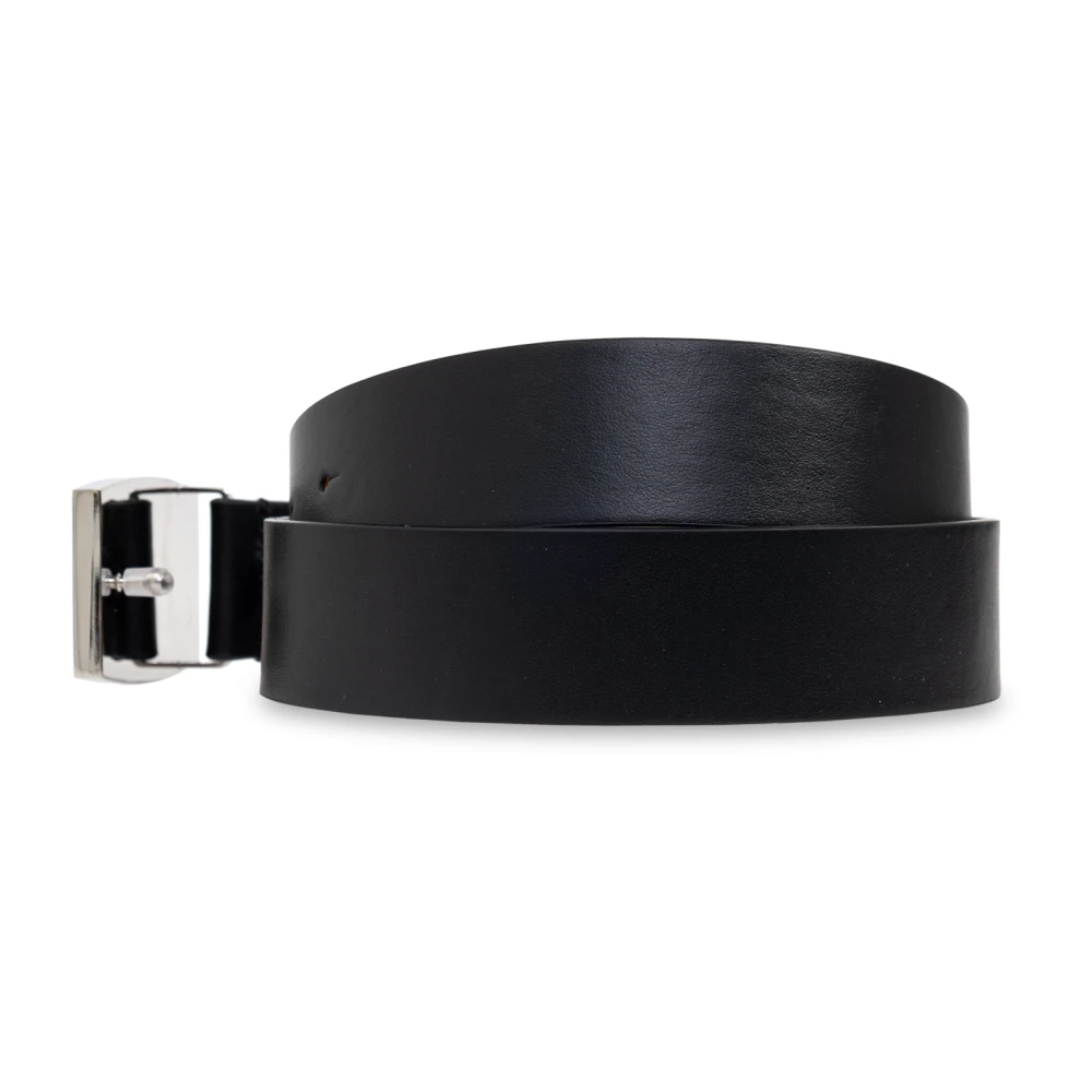 Dsquared2 Leren riem Black Heren
