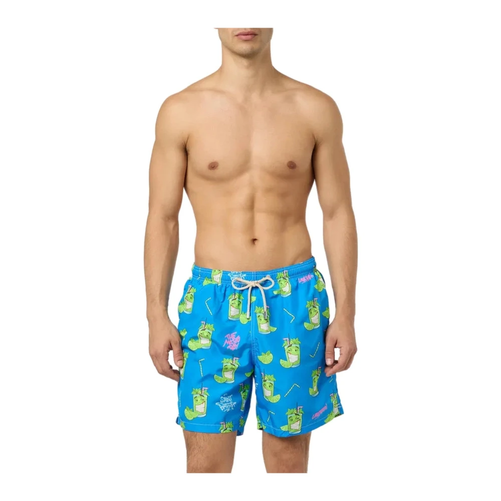 MC2 Saint Barth Polyester Shorts en Onderbroeken Multicolor Heren