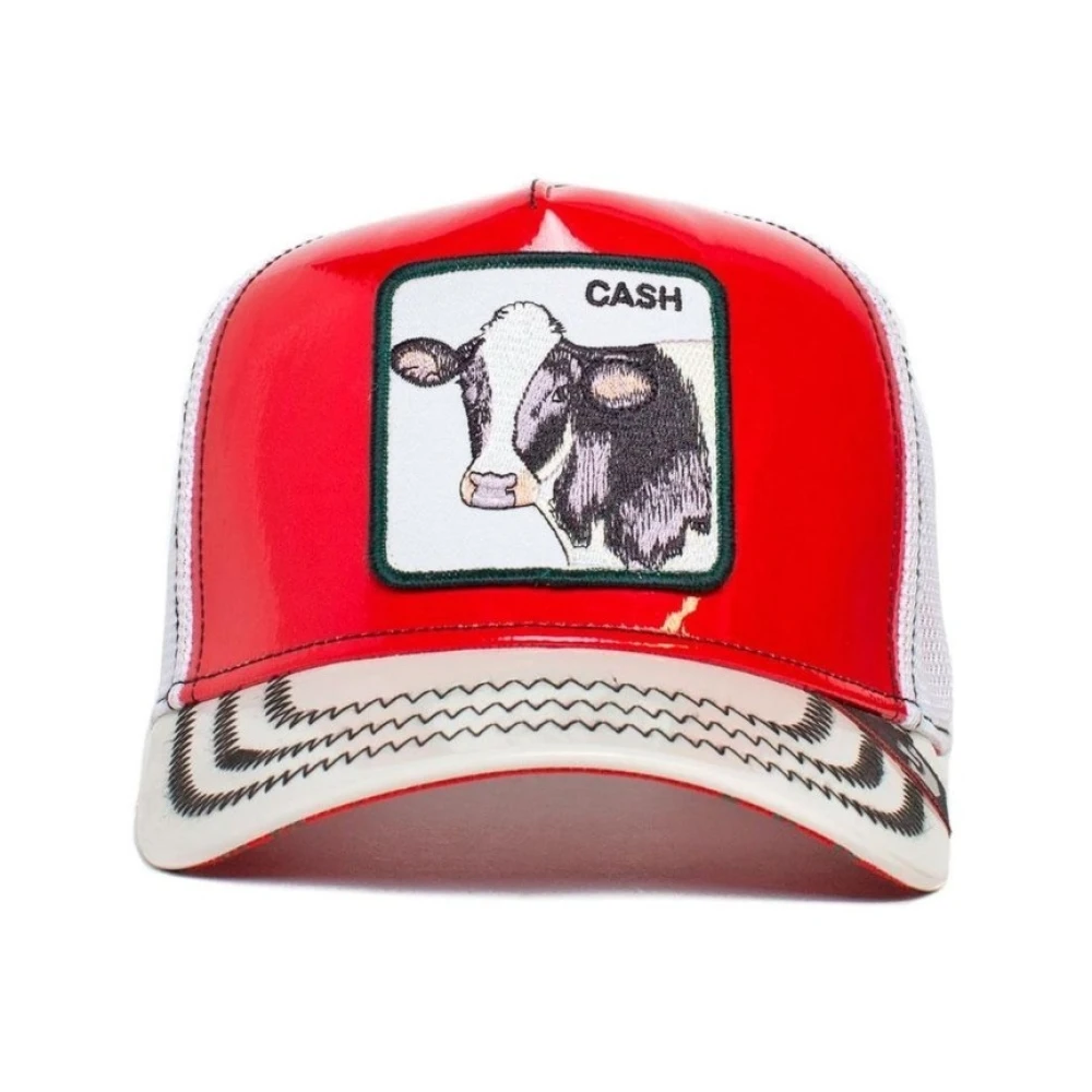 Goorin Bros Rode koeienleren hoed Red Heren