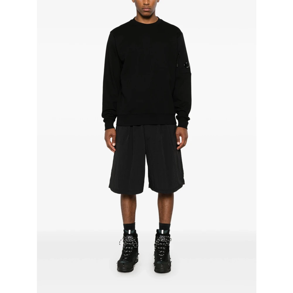 C.P. Company Zwarte Sweater Girocollo Carry Over Black Heren