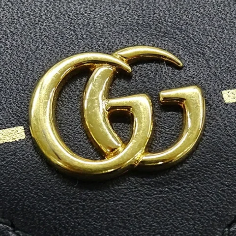 Gucci Vintage Pre-owned Leather wallets Black Dames