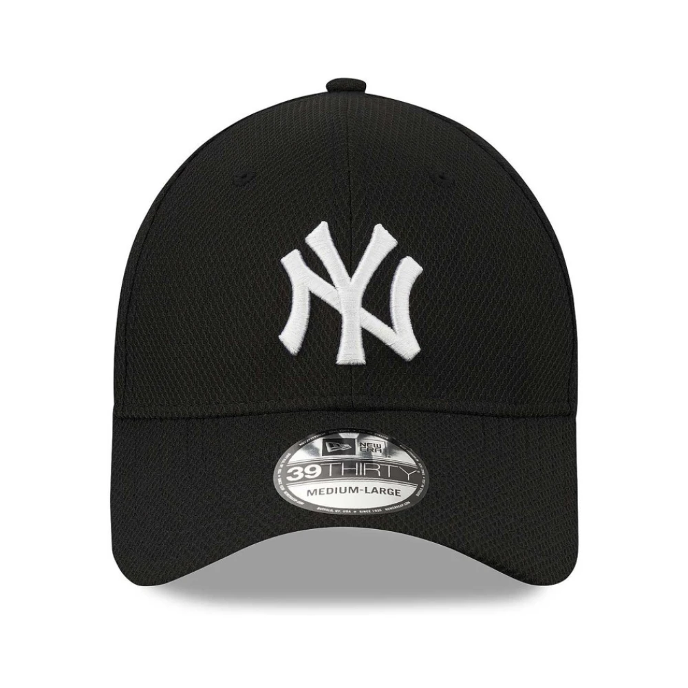 new era Zwarte Trucker Logo Yankees Geborduurde Pet Black Heren