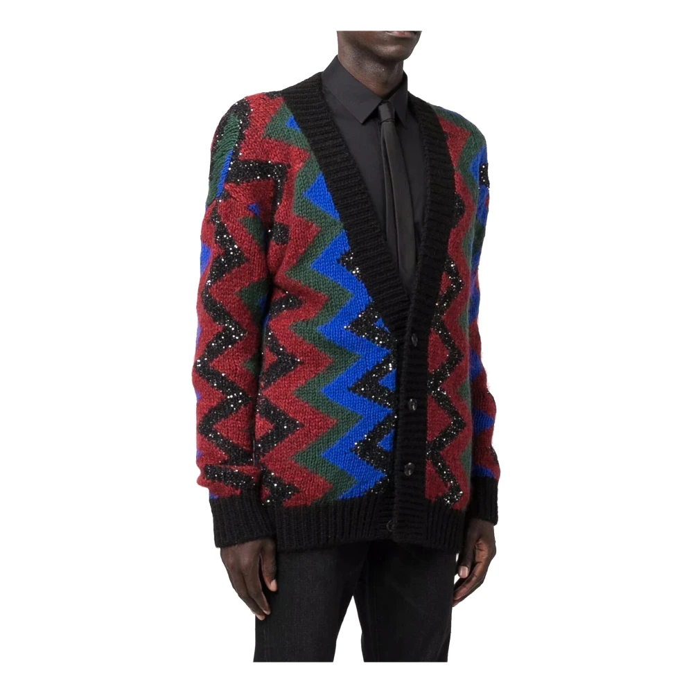 Saint Laurent Sequin Cardigan Multicolor Heren