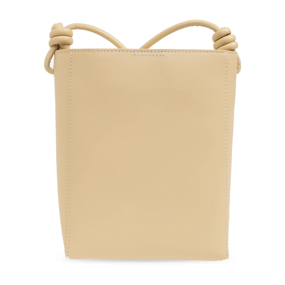 Jil Sander Schoudertas Giro Beige Dames