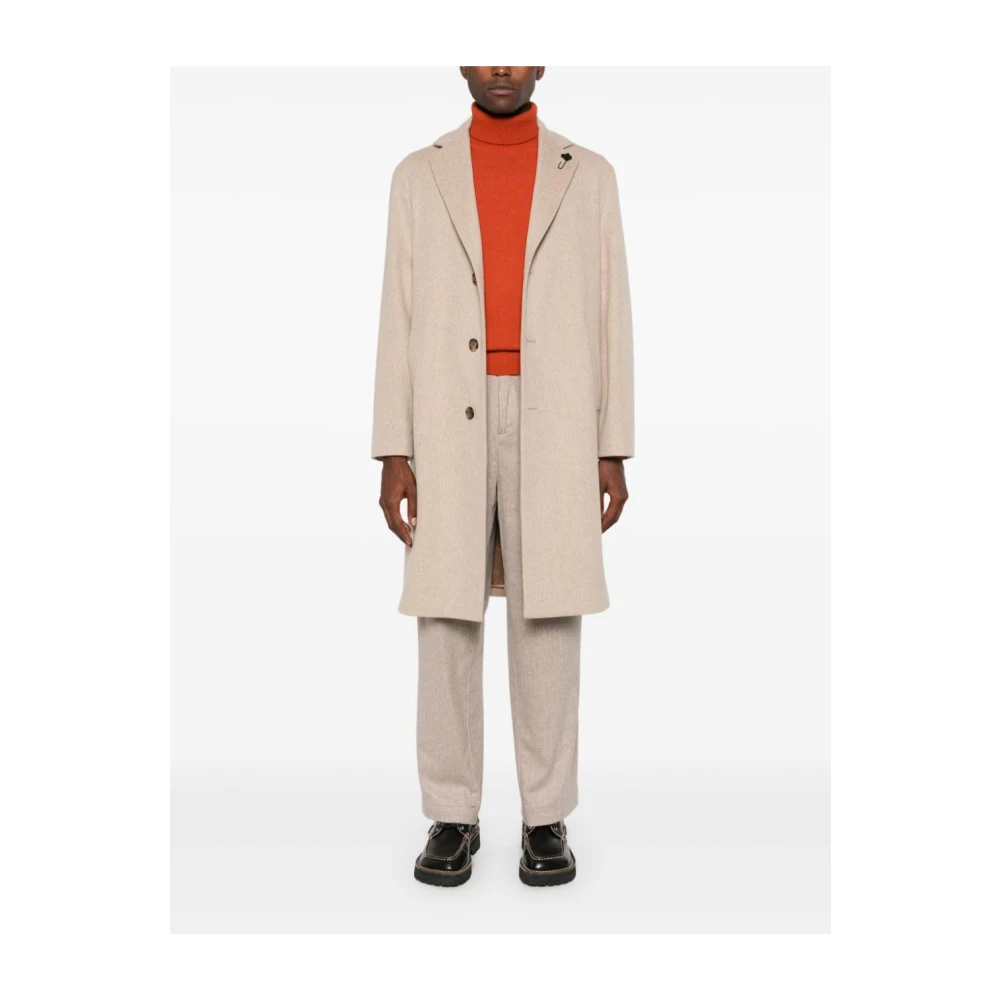 Lardini Stijlvolle Jassen voor Mannen Beige Heren