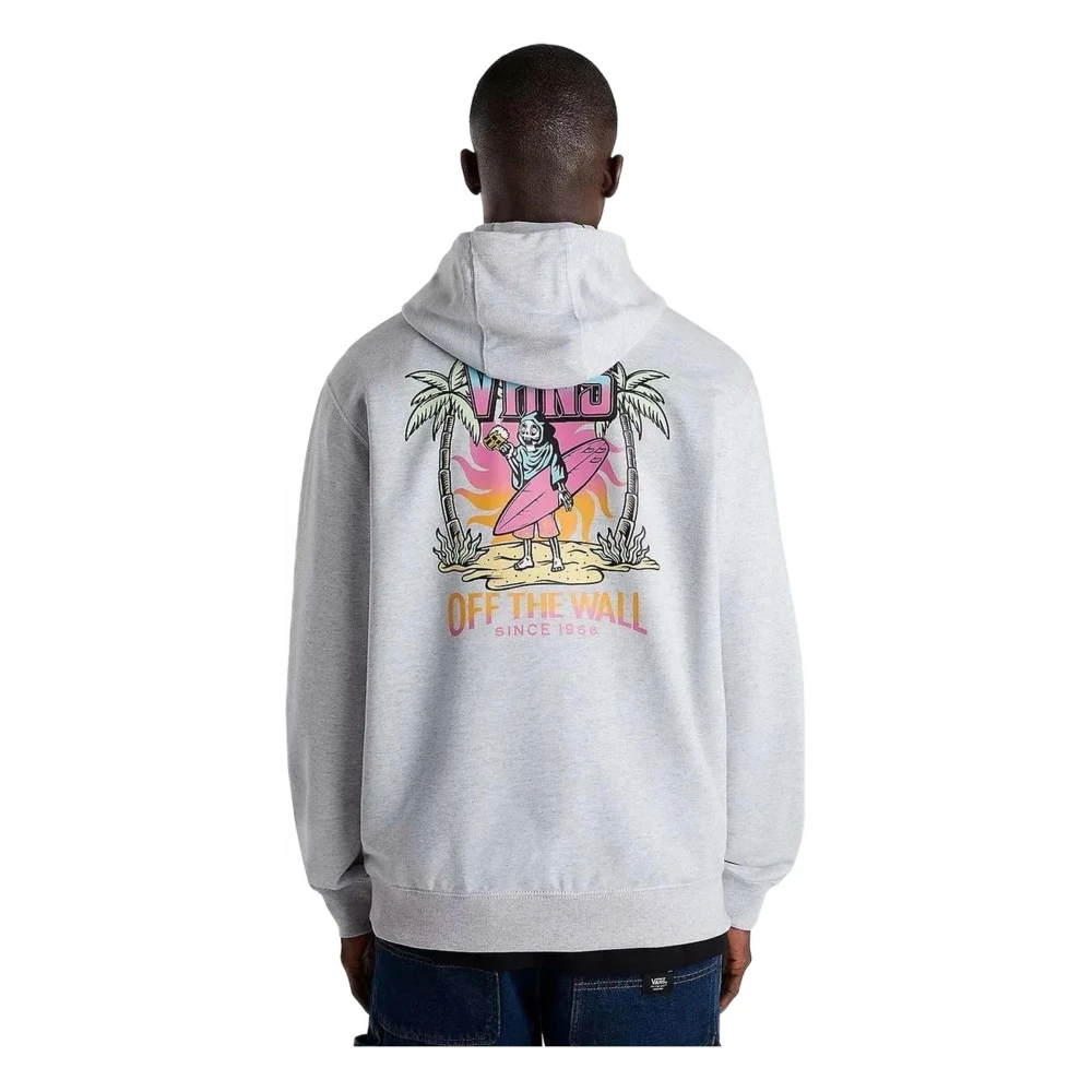 Vans Palm Cheers Classic Hoodie Gray Heren