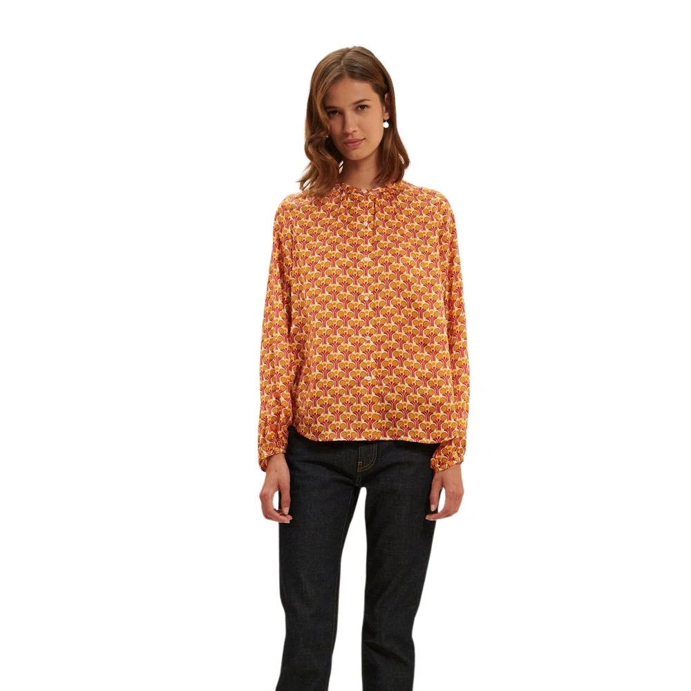 Ines De La Fressange Paris Rode Fountain Blouse Multicolor Dames