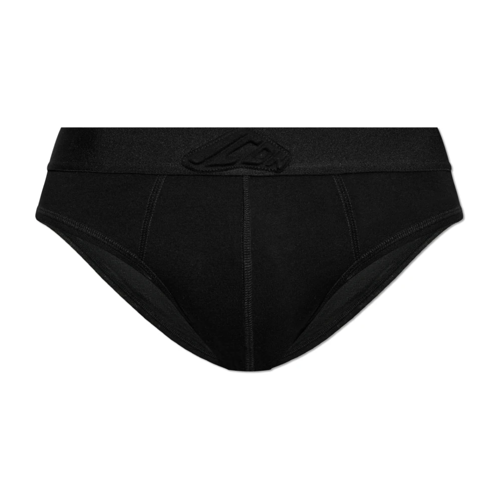 Dsquared2 Katoenen slip met logo Black Heren