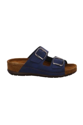Blå Slide Sandal med Minnesfotsäng