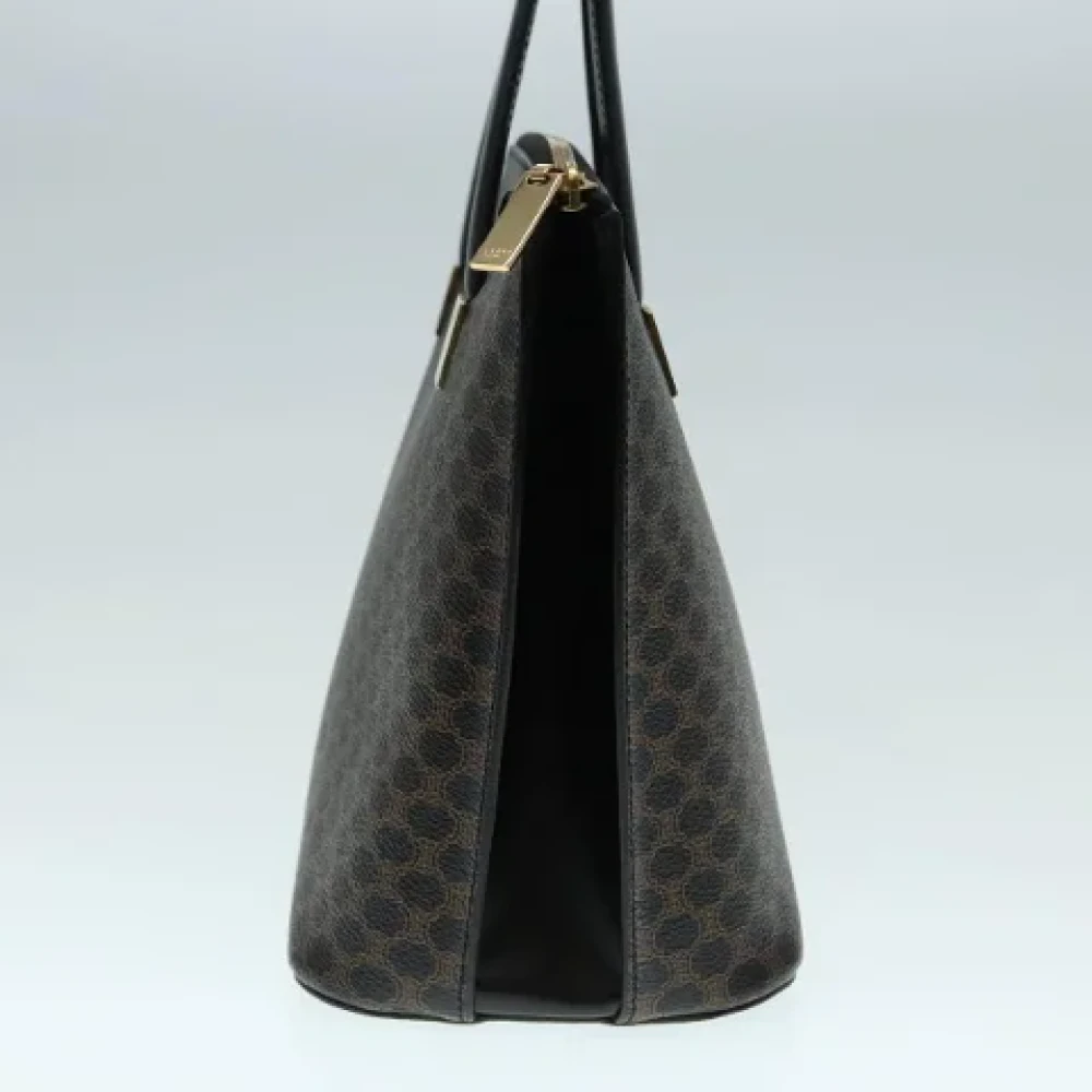 Celine Vintage Pre-owned Canvas handbags Black Dames