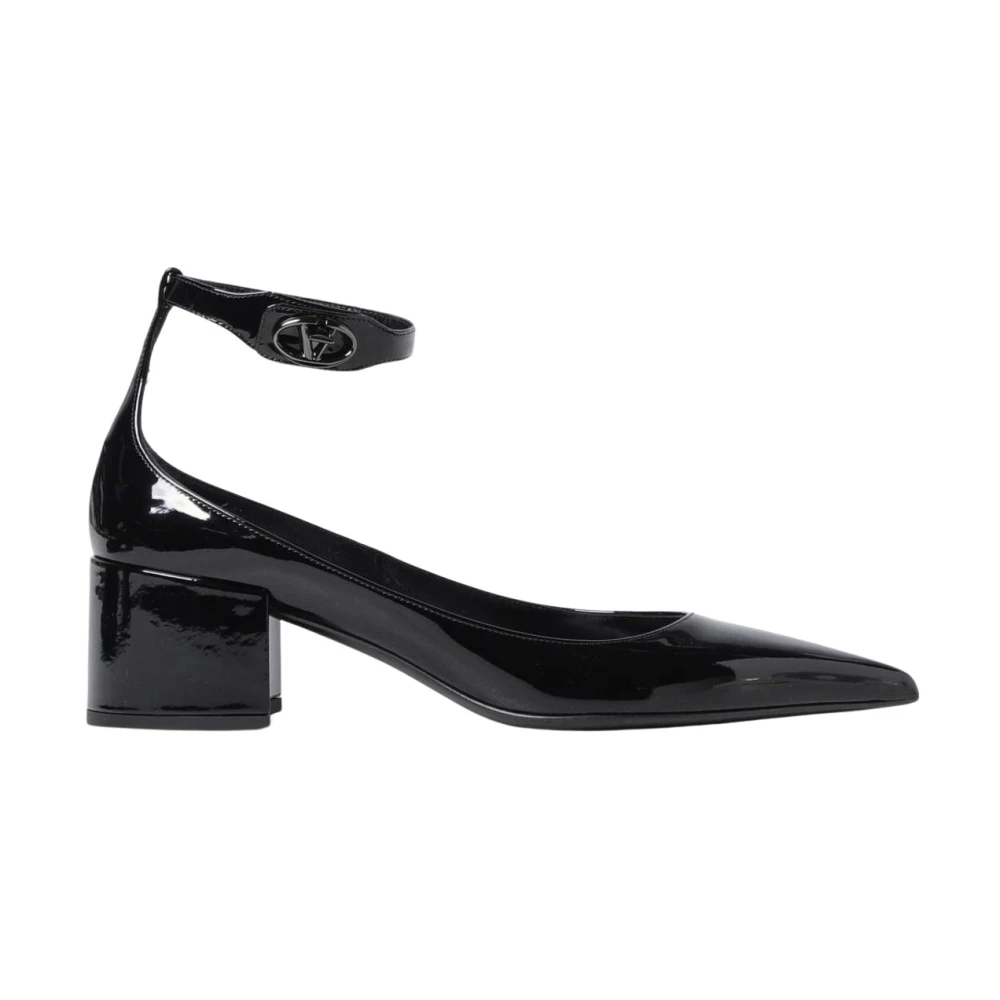 Valentino Garavani Women's Black Patent Leather High Heel Pumps Size 6