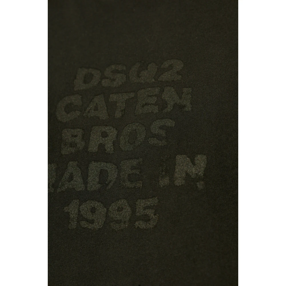 Dsquared2 Katoenen t-shirt Black Heren