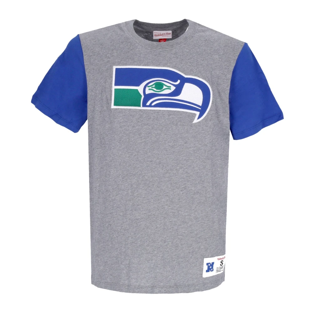 Mitchell & Ness NFL Kleurblokkerend T-shirt Gray Heren