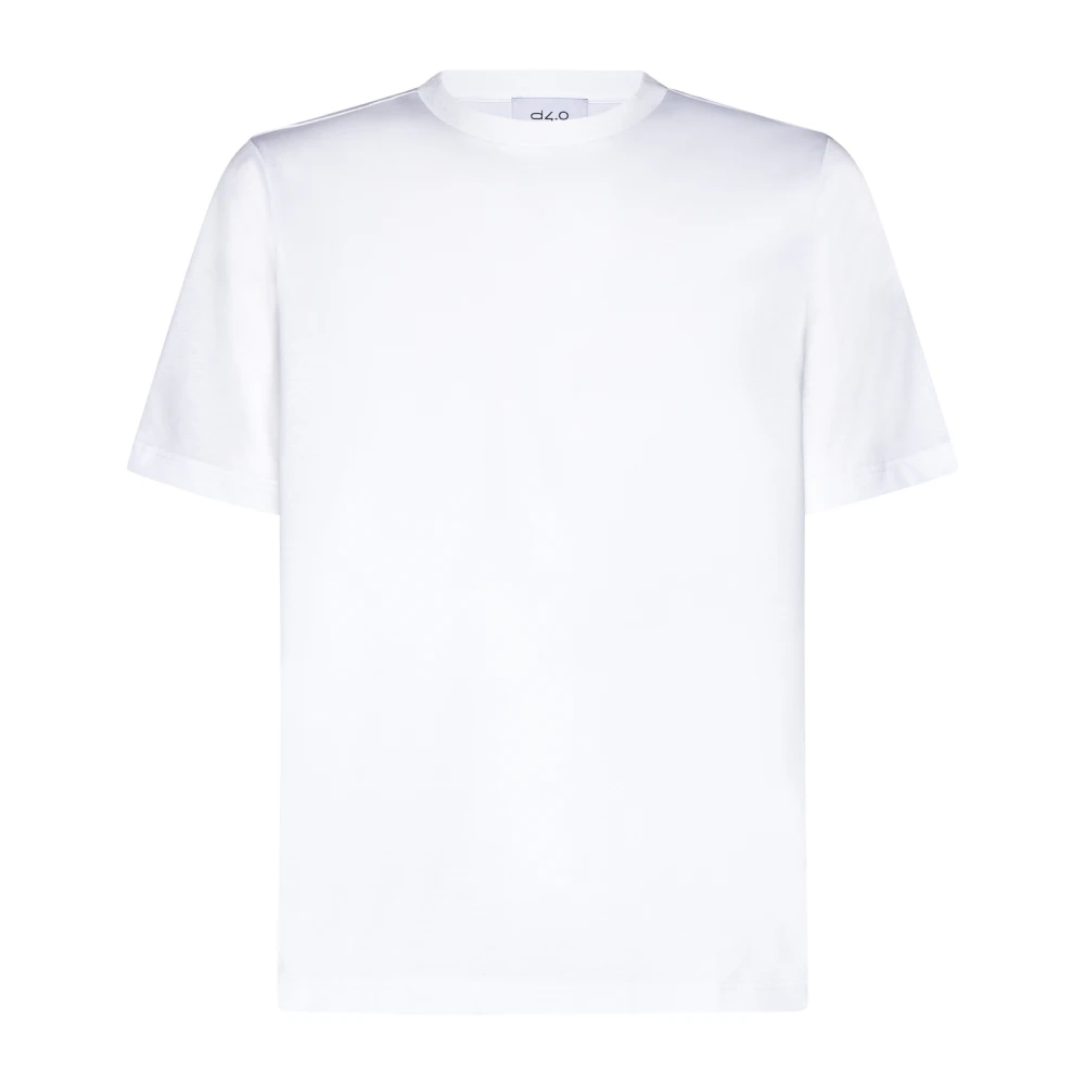 D4.0 Witte T-shirts en Polos White Heren