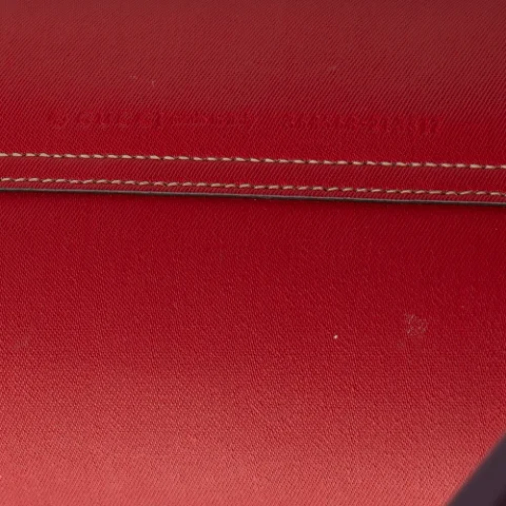 Gucci Vintage Pre-owned Canvas gucci-bags Red Dames