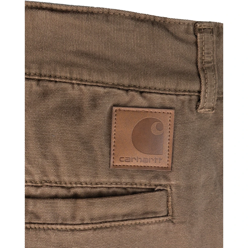 Carhartt WIP Cargo Broek Bruin Wijde Pijp Brown Heren