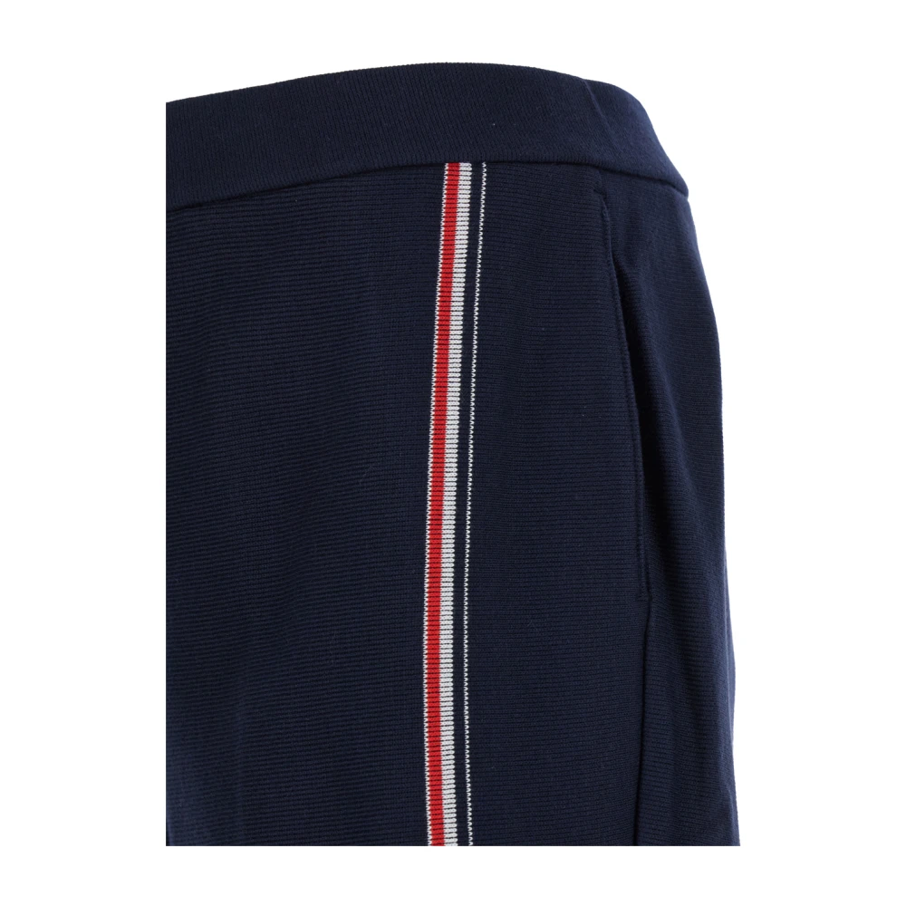 Thom Browne Blauwe Bermuda Shorts met Streepdetail Blue Heren