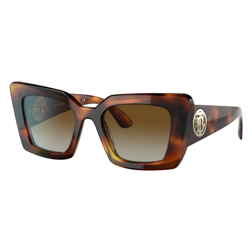Burberry Cat Eye Womens Light Havana Brown Gradient Polarized BE4344 Daisy - One Size - Image 6