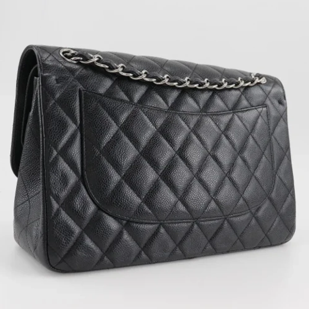 Chanel Vintage Pre-owned Leather shoulder-bags Black Dames