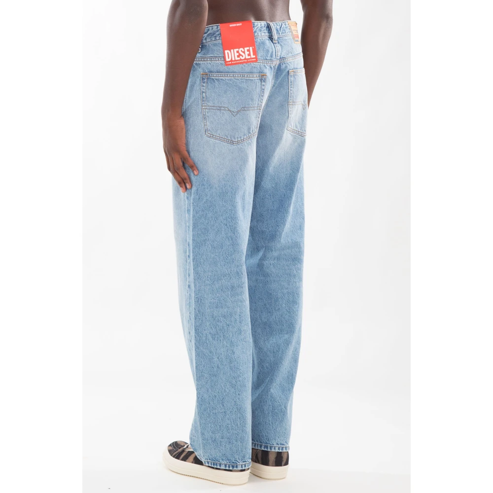 Diesel D-Macro Straight Jeans in 01 Blue Heren