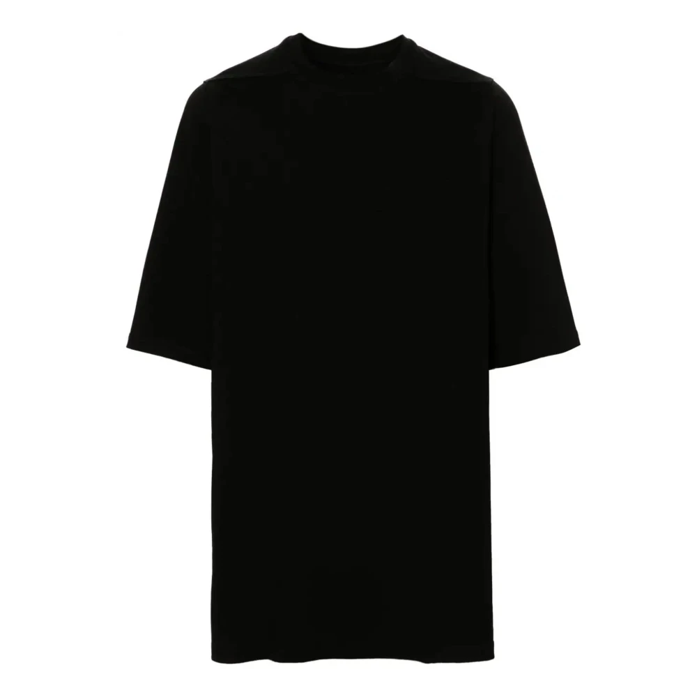 Rick Owens Biologisch Katoen Zwart T-shirt Jersey Black Heren