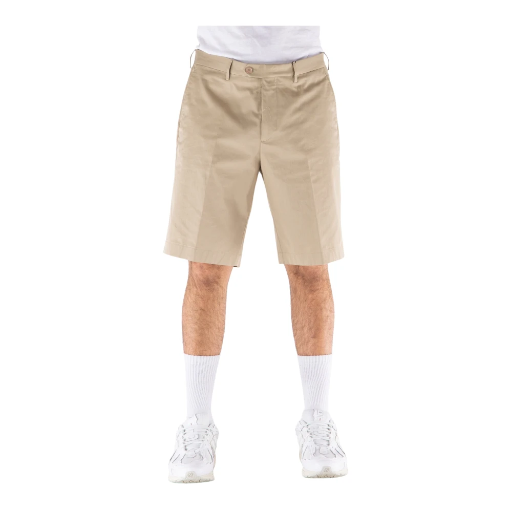 ETRO Casual Katoenen Shorts voor Mannen Beige Heren
