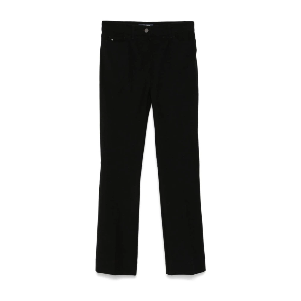 Max Mara Wijde Broek Tabarin Stijl Black Dames