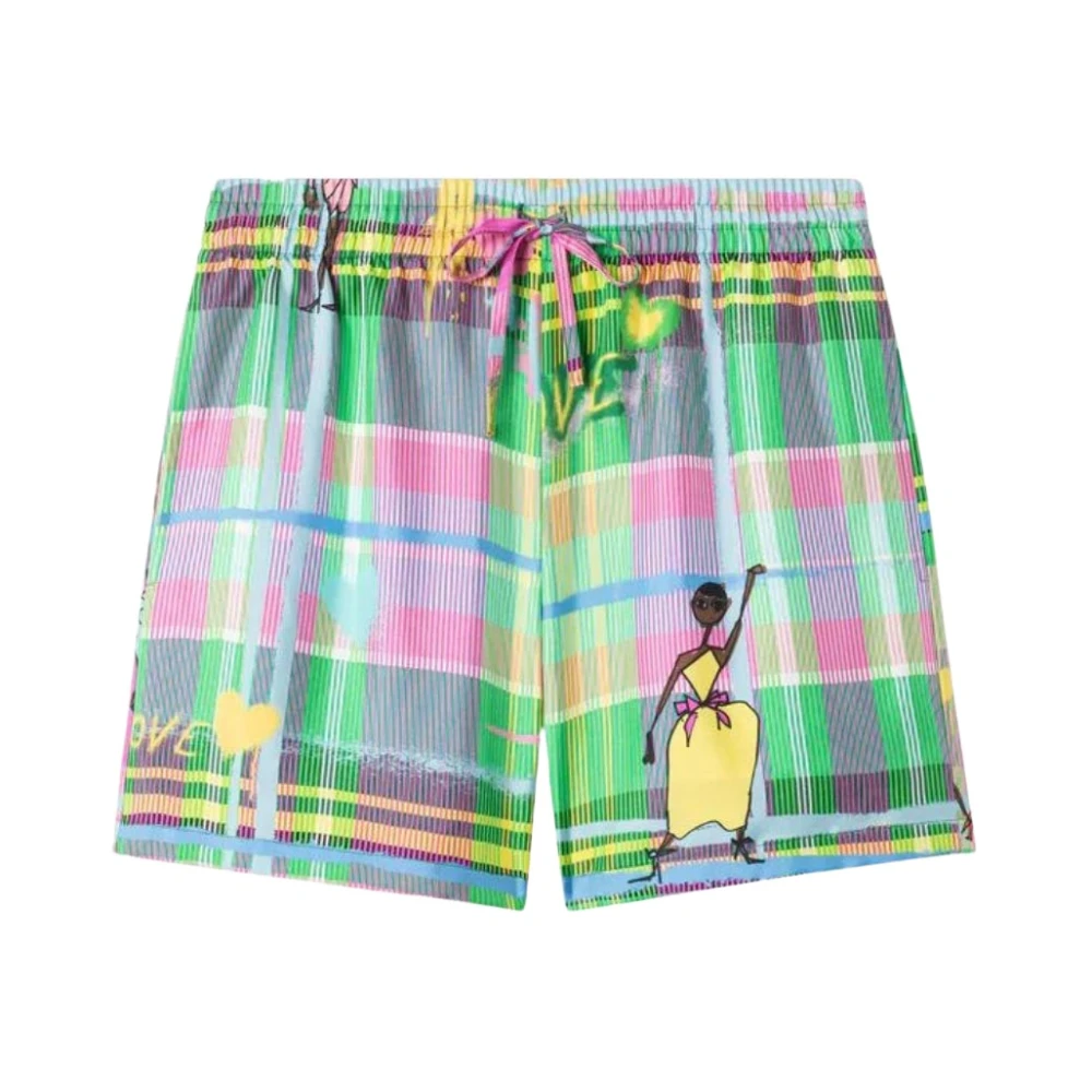 AZ Factory Silk Chromatic Love Shorts Green, Dam