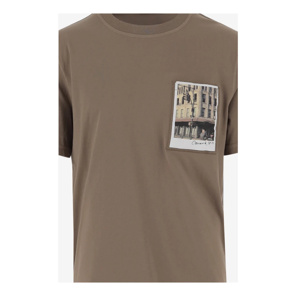 Helmut Lang Stijlvolle T-shirts en Polos Brown Heren