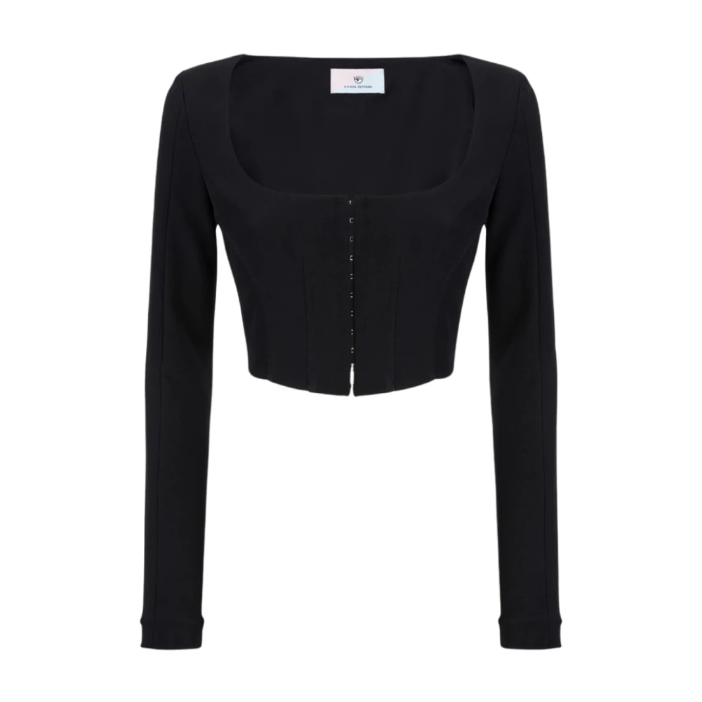 Chiara Ferragni Collection Top van Chiara Ferragni Black Dames