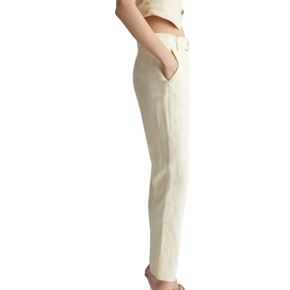 Liu Jo Straight Trousers White Dames