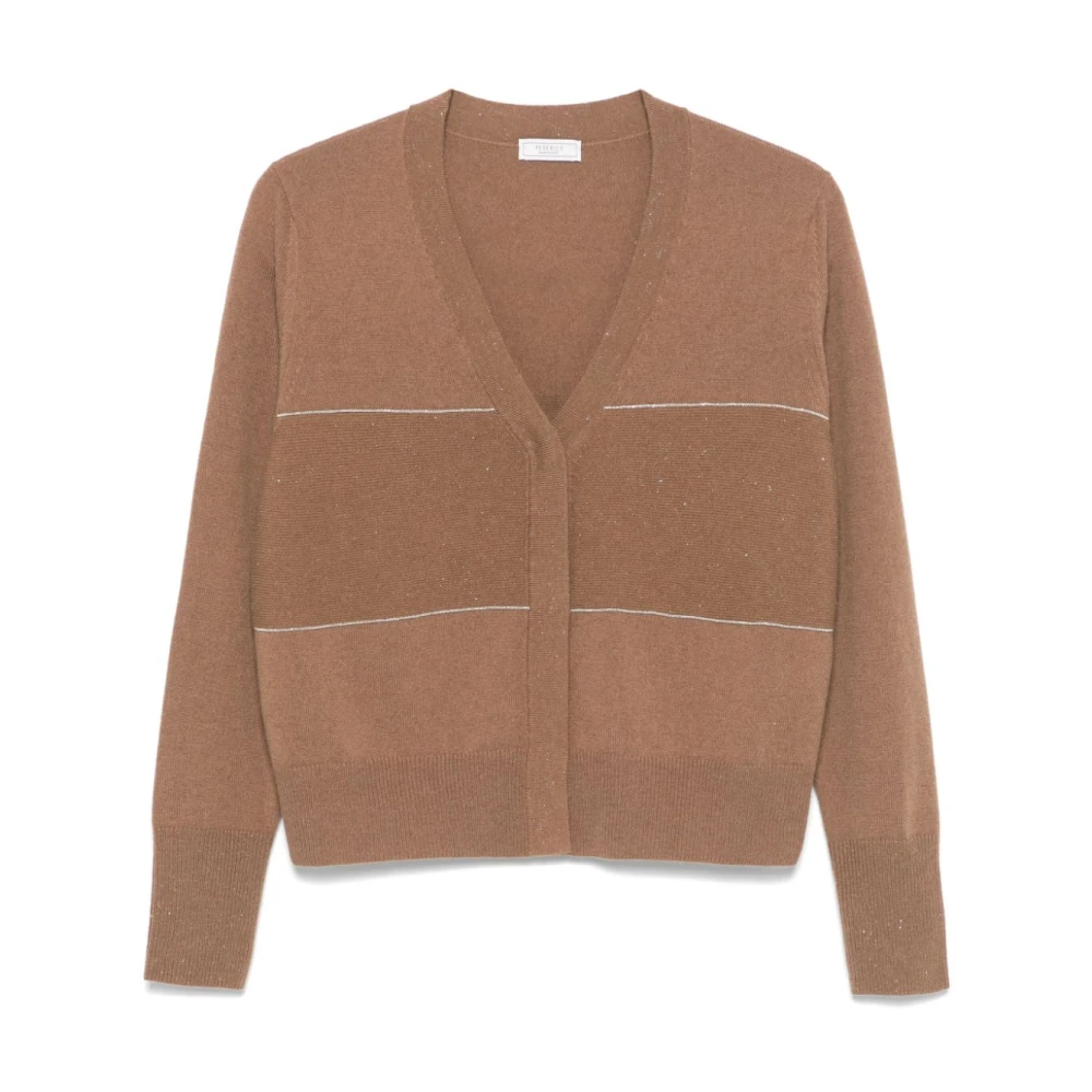 PESERICO Bruine Sweater Collectie Brown Dames