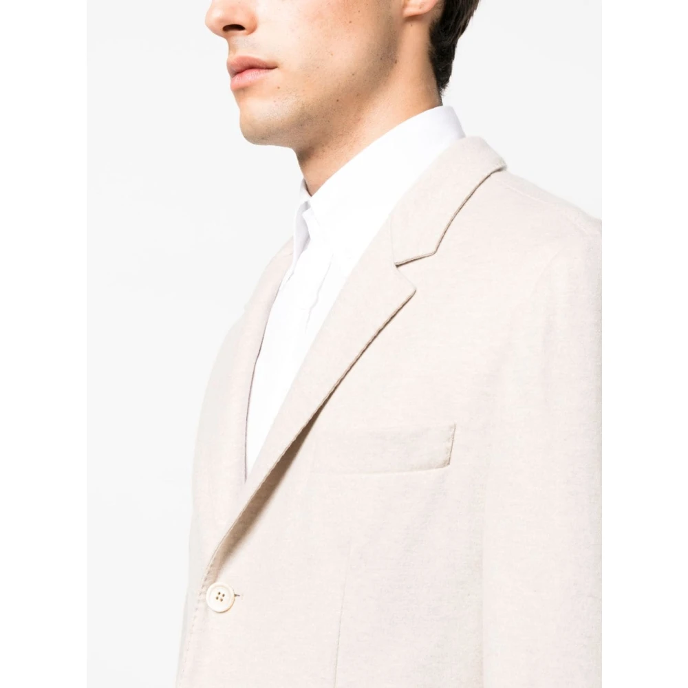 BRUNELLO CUCINELLI Zandkleurige Jassen voor Mannen Beige Heren