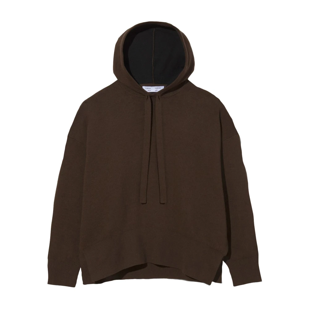 Proenza Schouler Luxe Cashmere-Blend Hoodie Brown Dames