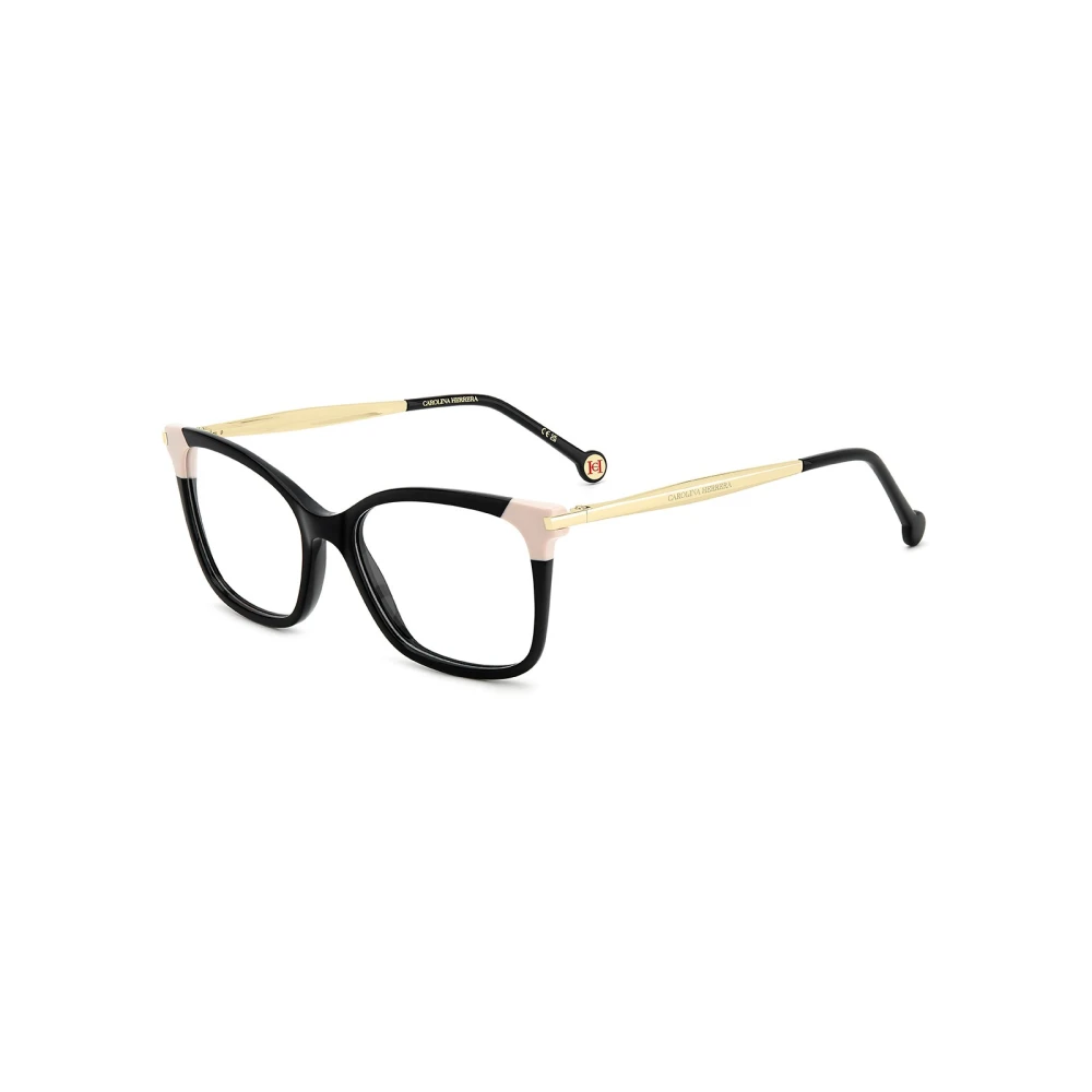 Carolina Herrera Women's Black Glasses, 53 Mm, Optical Frame