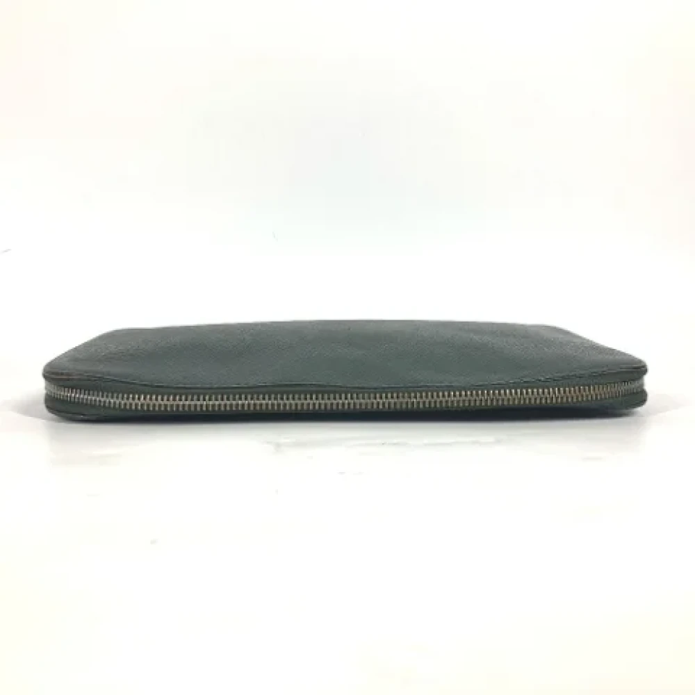 Louis Vuitton Vintage Pre-owned Leather wallets Green Dames
