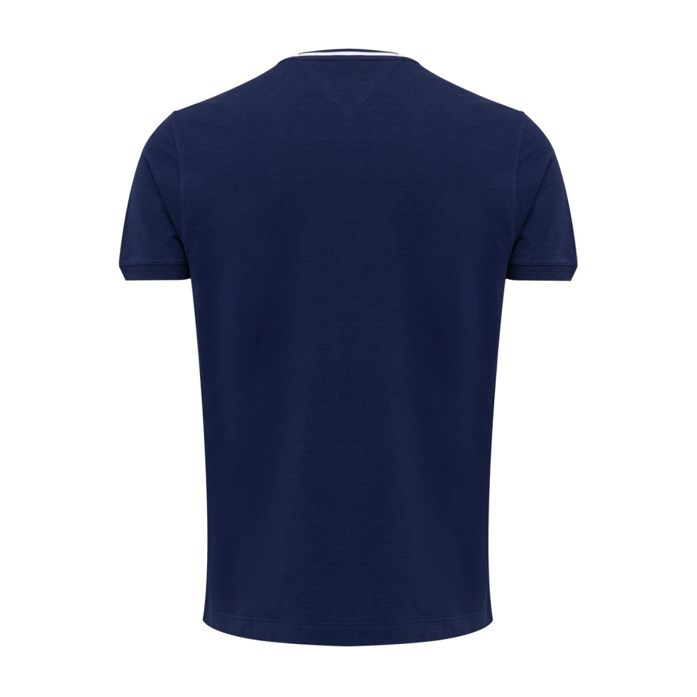 Fendi Blauw Crew Neck Korte Mouw T-shirt Blue Heren