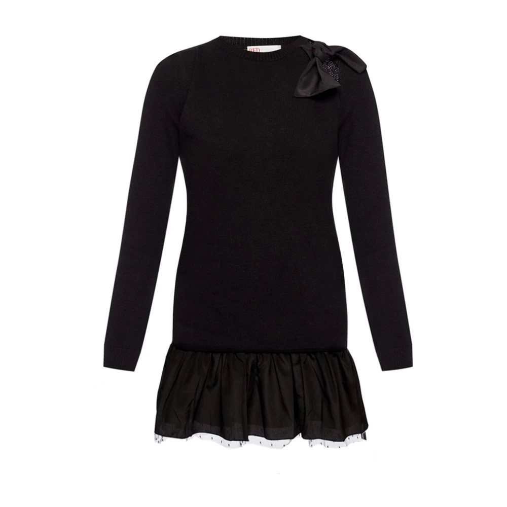 RED Valentino Jurk met strik Black Dames