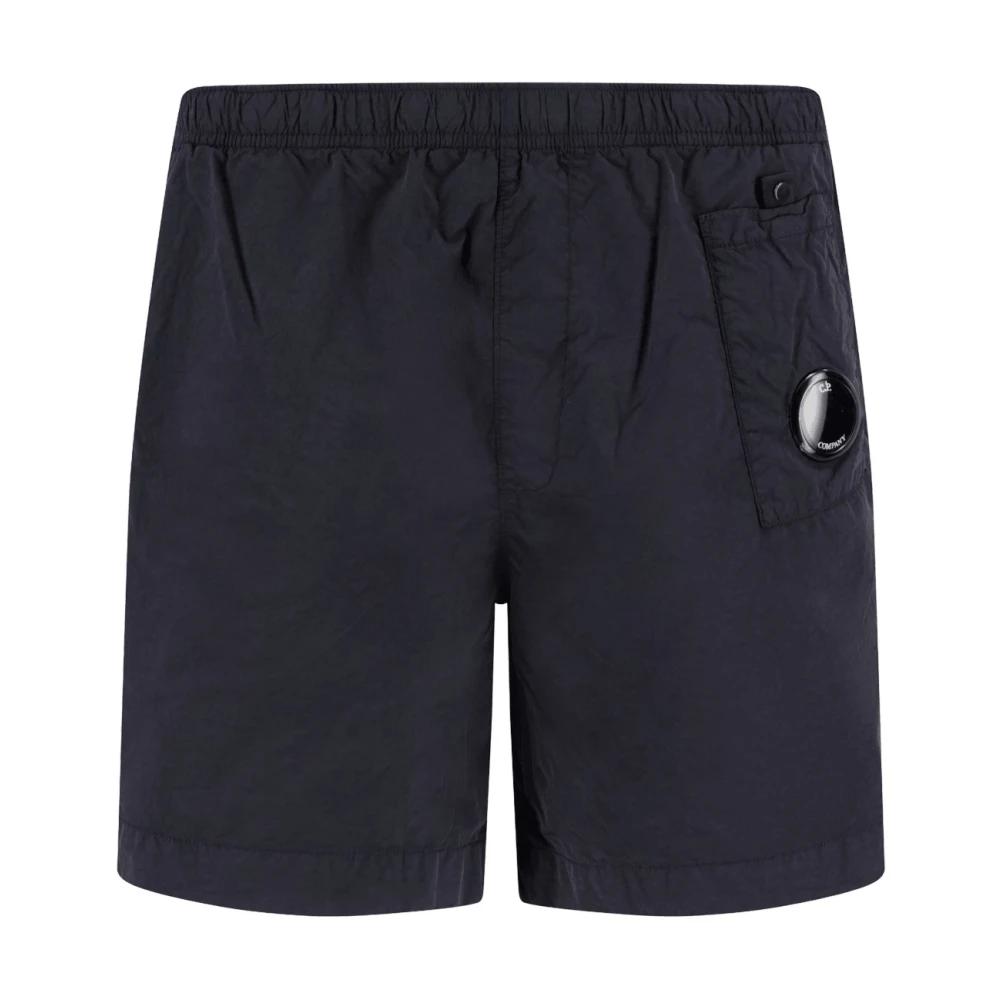 C.p. Company Men's Black Beachwear, L, Swimming Shorts