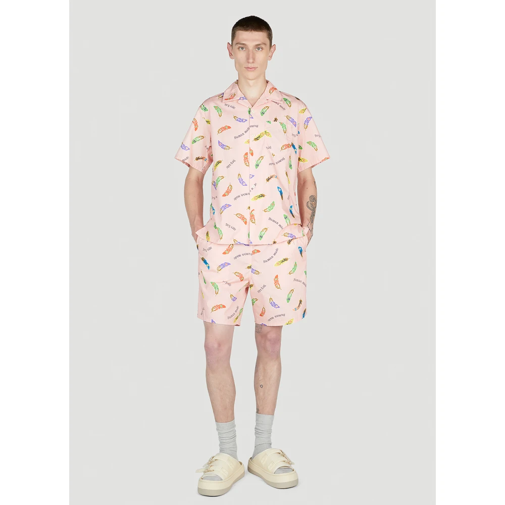 Human Made Shirts Pink Heren