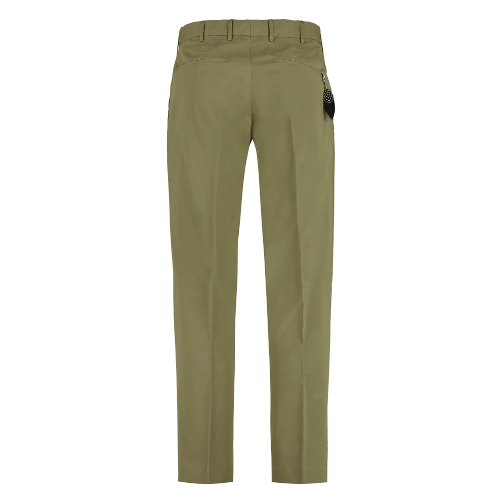 PT Torino Stretch katoenen chino broek Green Heren