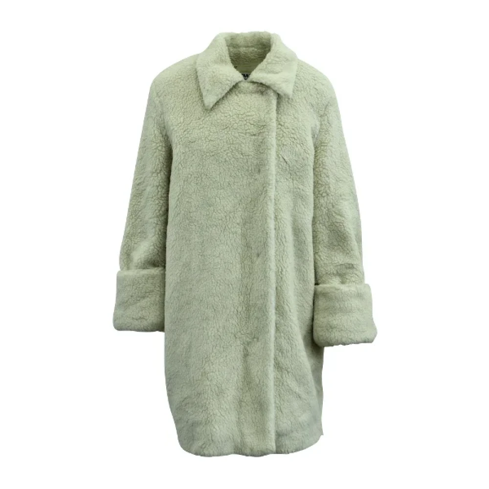 Maison Margiela Pre-owned Polyester outerwear Green Dames