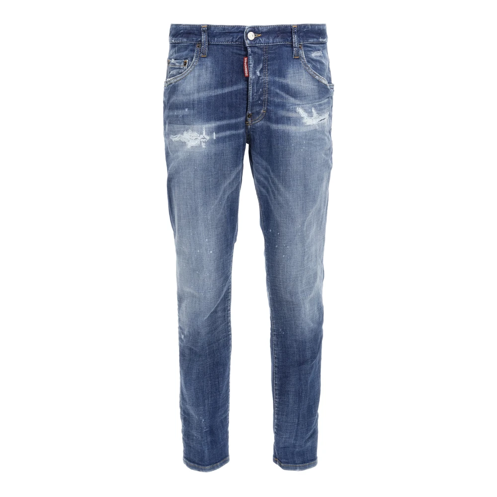 Dsquared2 Men's Blue Skater Jeans - Slim Fit Jeans - 2XL - Jeans