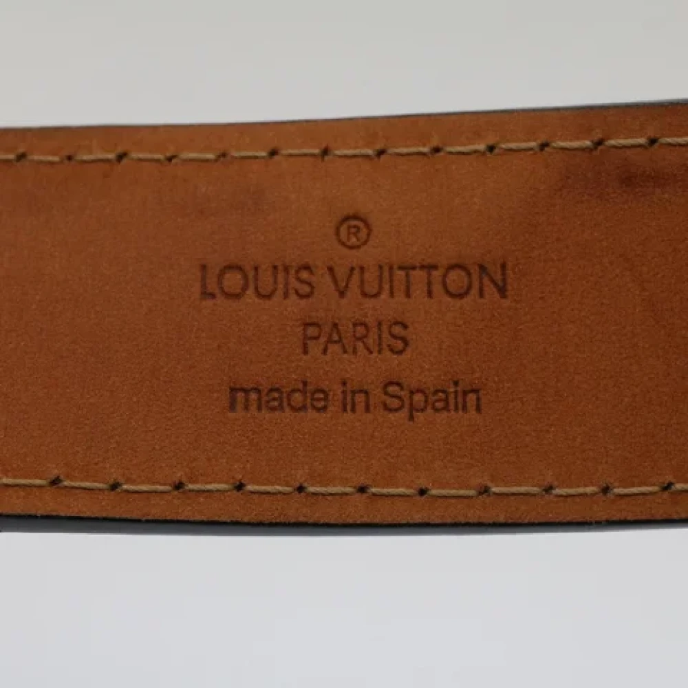 Louis Vuitton Vintage Pre-owned Leather belts Black Unisex