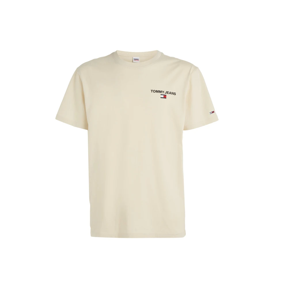Tommy Jeans Klassieke Fit Logo T-Shirt Beige Heren