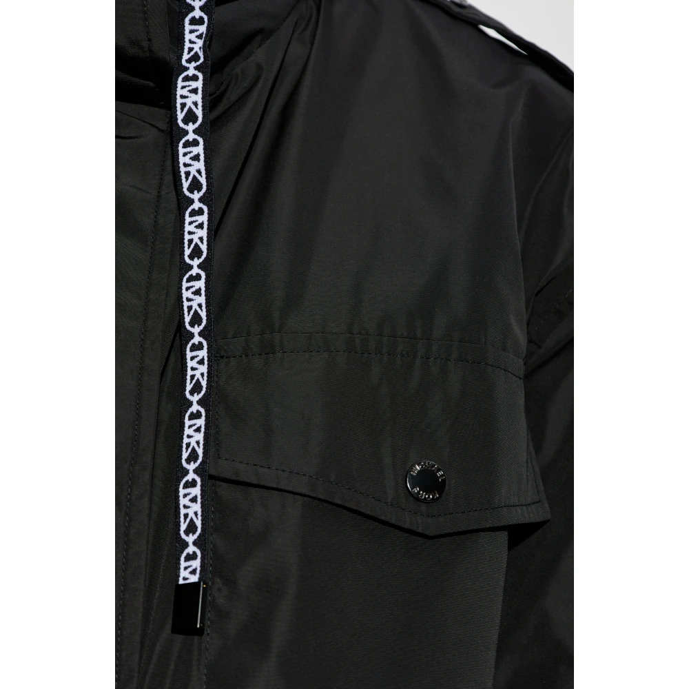 Michael Kors Parka met capuchon Black Dames