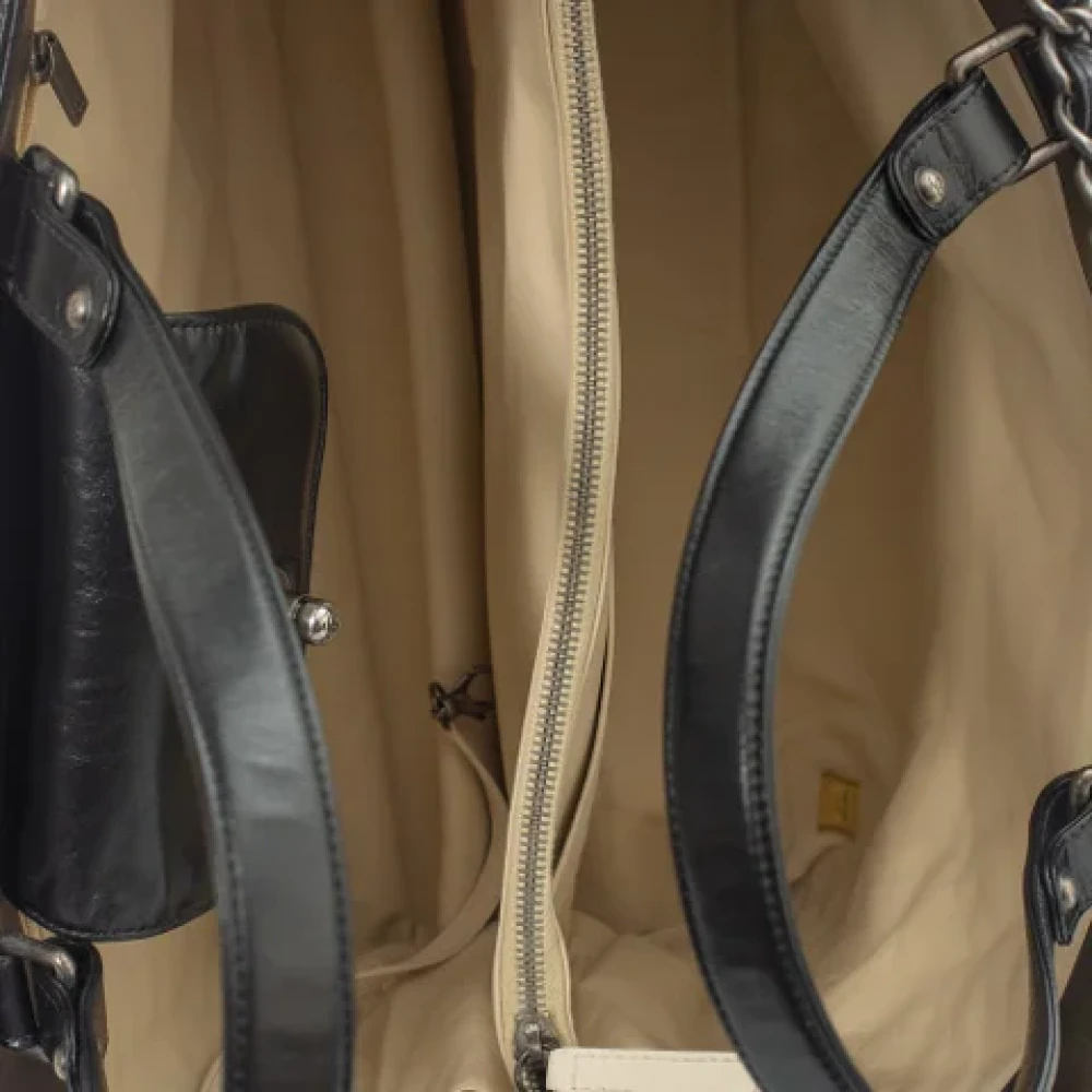 Chanel Vintage Pre-owned Leather chanel-bags Black Dames